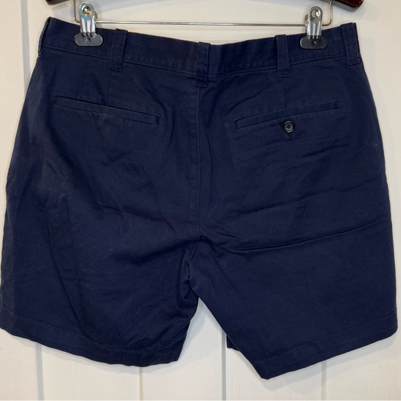 J Crew Men's 7” Navy Blue Dock Short in Stretch Chino F1.2 - Picture 2 of 12